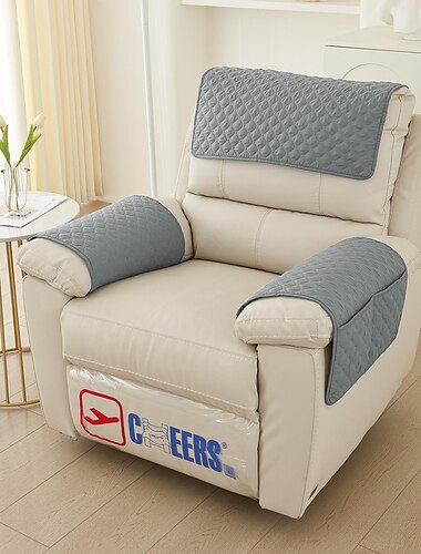  Sofa-Armlehnenbezug Couch-Armlehnenmatte Rückenlehnenbezug weicher Schutz für Stühle Couch Sofasessel Schonbezüge Liegesofa