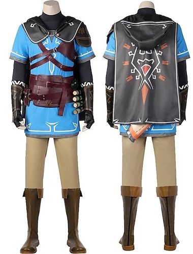  Inspiré par La légende de Zelda : les larmes du royaume Lien Manga Costumes de Cosplay Japonais Mascarade Costumes de Cosplay Costume Pour Homme Femme