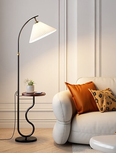  Elegante Stehlampe mit Tisch, luxuriöse Schlafzimmer-Nachttischlampe, vertikales Wohnzimmer, Arbeitszimmer, Marmorlampen, modernes Leselicht, 85–265 V