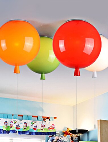  ballonger akryl taklamper soveromslamper barnerom barnehage 25cm 110-240v