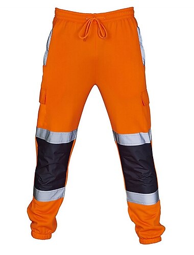  Herren Cargohose Cargohosen Cargohose Taktische Hose Hose Hosen Arbeitshose Elastische Taille Reflektierend Wasserdicht Brautkleider schlicht grün fluoreszierend Schwarz