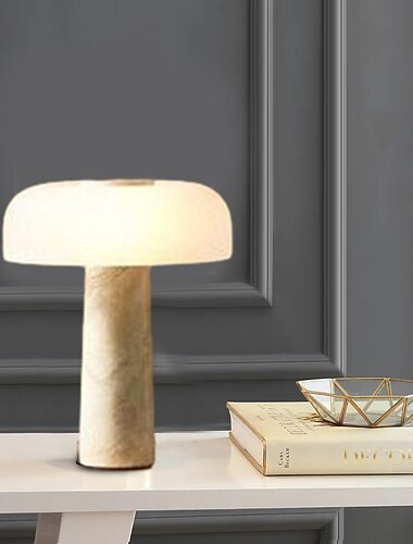  Luminária de Mesa / Luz de Leitura Decorativa Contemporâneo Moderno Para Quarto / Escritório Metal 110-120V / 220-240V Branco