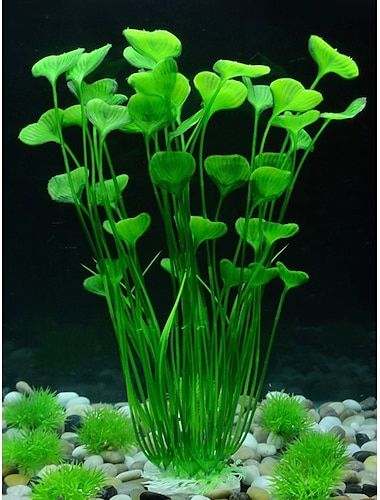  Aquarium Décoration d'aquarium Bocal à Poissons Plantes Décoration Réutilisable Plastique 1 40*8.5 cm