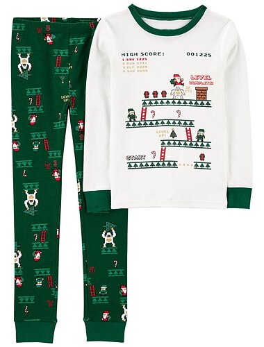Новогодняя тематика Мальчики 3D Дед Мороз Каждый пижама Длинный рукав 3D печать Осень Зима Активный Круто Повседневные Полиэстер Дети 3-12 лет Вырез под горло Дом Повседневные В помещении Стандартный   Новогодняя тематика Мальчики 3D Дед Мороз Каждый пижама Длинный рукав 3D печать Осень Зима Активный Круто Повседневные Полиэстер Дети 3-12 лет Вырез под горло Дом Повседневные В помещении Стандартный
