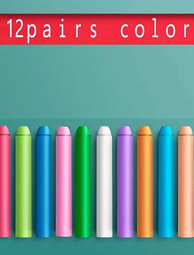  24 色防塵水溶性チョーク色消去可能なペン学校教師特別な黒板ペン学生絵画ペンセット子供のための