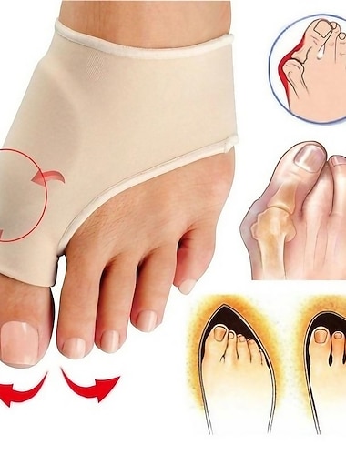  1 par bunionärmar: förhindra skador, förbättra fothälsa & rätt tår!