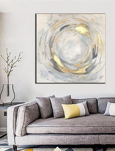  käsintehty abstrakti kultamaalaus 100 % käsinmaalattu öljymaalaus seinä extra suuri abstrakti kultainen ympyrämaalauksia kankaalle alkuperäinen taide nykyaikainen seinätaiteen sisustus