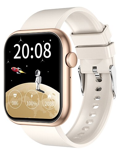  QX7PRO Smartwatch 2 Zoll Smartwatch Fitnessuhr Bluetooth Schrittzähler Anruferinnerung AktivitätenTracker Kompatibel mit Android iOS Damen Herren Langer Standby Freisprechanlage Wasserdicht IP 67