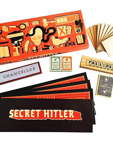  סוד היטלר מגלה כרטיס משחק פאזל במהדורה האנגלית של היטלר