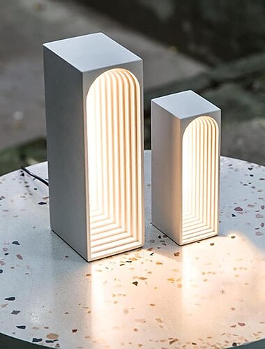  Tischleuchte / Lese Lampe Augenschutz / Dekorativ Moderne zeitgenössische Für Schlafzimmer / Aufkleber für Bürowände Metall 110-120V / 220-240V Weiß / Grau