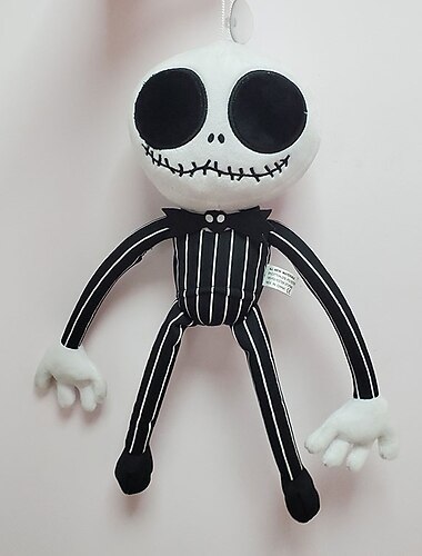  a karácsony előtti rémálom 8 hüvelykes ülő és álló halloween karácsony vicces sütőtök jack fej plüss baba karácsonyi ajándéknak