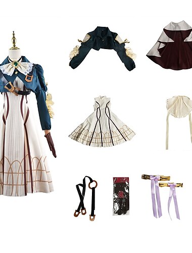  Violetter Evergarden Violetter Evergarden Anime Cosplay Kostüm Outfits Cosplay Perücken Cosplay-Anzüge Cosplay Perücken Maskerade Weitere Accessoires Perücke Kostüm Für Damen Mädchen Teenager