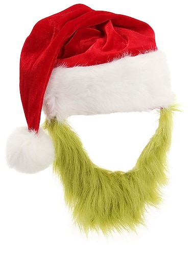  julenissen Grinch Nissehatt Par Herre Dame Unisex Jul Jul Karneval julaften Hatt