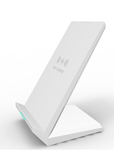 15 W schnelles kabelloses Ladegerät Qi-zertifizierter kabelloser Ladeständer, kompatibel mit iPhone 13/12/se 2020/11/xs max/xr/x Samsung Galaxy S22 S21 S20 S10 Note 20 und Qi-unterstützten Telefonen
