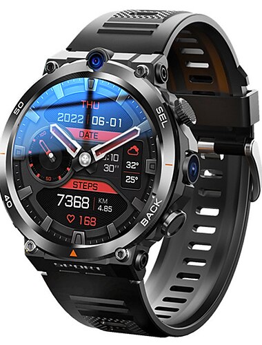  Nuovo Orologio Smart 1.5 Uomini HD Doppia Telecamera GPS 4G Smartwatch Video Chiamate WIFI Waterproof NFC Download APP Sport Fitness Donne Smartwatch
