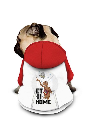  Perros Gatos Saco y Capucha Moda Casual Invierno Transpirable Suave Lavable Cómodo Exterior Casual Diario Ropa para perros for Doguillo Bichón Frisé Pomerania Animal doméstico del bebé Mariposa