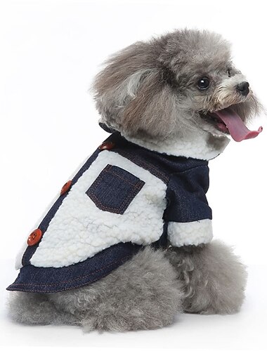  Cachorros Gatos Casacos Jaqueta Esportes Casual Inverno Quente Respirável Macio Lavável Confortável Ao ar livre Casual / Diário Roupas para cães for Bichon Frise Pomerânia Animais de Pequeno Porte