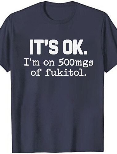  رجالي أحرف تي شيرت تي الأعلى 100% قطن كم قصير رسم بياني قميص أسود عنابي أزرق داكن تي شيرت مريح رياضة في الهواء الطلق مناسب للعطلات ملابس مصمم الأزياء