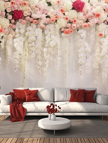  Trouwdecoraties Achtergrond Fotografie Wandversiering Grote Wandtapijt Kunst Muurschilderij Decor Deken Gordijn Huis Slaapkamer Woonkamer Decoratie Bloem Achtergrond