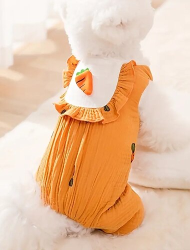  Honden Katten Jumpsuits Zoete stijl Casual Winter Ademend Zacht Wasbaar Comfortabel Buiten Casual / Dagelijks Hondenkleding for Bichon Frise pomeranian kleine huisdieren Vlinder Small