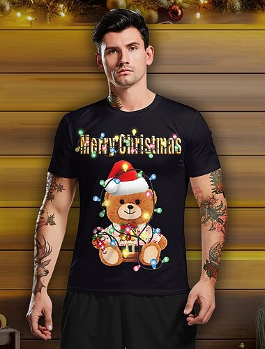  Jul T-skjorte Tegneserie Manga Trykt mønster Graphic T-Trøye Til Herre Dame Unisex Voksne 3D-utskrift 100% Polyester Fest Festival