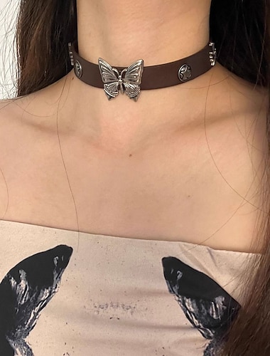  Naszyjniki choker Retro / vintage Y2K Stop Na Cosplay Damskie Biżuteria kostiumowa Modna biżuteria