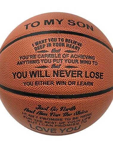  Ein besonderer Basketball, um Ihrem Enkel zu zeigen, wie sehr Sie ihn lieben – perfektes Geschenk in internationaler Standardgröße für den Super Bowl