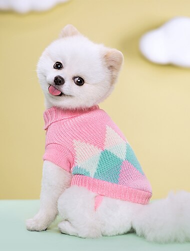  Hund Katt Tröjor Jumper söt stil Ledigt Vinter Varm Andningsfunktion Mjuk Tvättbar Bekväm Utomhus Ledigt / vardag Hundkläder for Bichon Frisé Pommeran valpen eller det lilla husdjuret Fjäril Small
