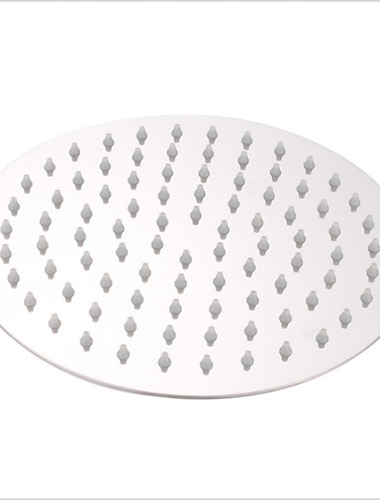  Soffione doccia Soffioni doccia a cascata rotondi ultrasottili in acciaio inossidabile da 12/10/8/6 pollici Soffioni doccia a pioggia Accessori per il bagno a pioggia