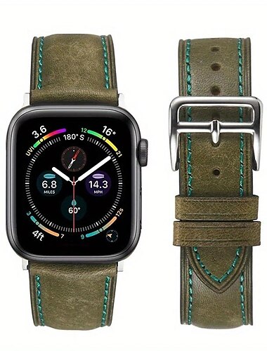  Bőr zenekar Kompatibilis valamivel Apple Watch óraszíj 38mm 40mm 41mm 42mm 44mm 45mm 49mm Egyenetlen Luxus Állítható Valódi bőr Csere óraszíj mert iwatch Series Ultra 8 7 SE 6 5 4 3 2 1