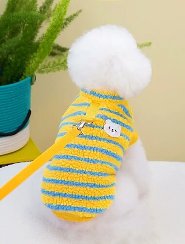  Psy Koty Bluza dresowa Moda Codzienny Zima Ciepłe Oddychający Miękka Zmywalny Wygodny Na zewnątrz Codzienne Ubranka dla psów for Bichon frise Szpic miniaturowy szczeniaków i młodych kotów Motyl Small