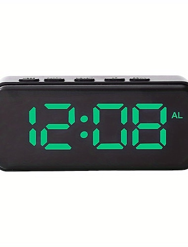  Full-screen Clock Modern Electronic Alarm Clock Living Room Bedroom With USB Charging Clock Smart LED Digital Alarm Clock Shipment With USB Charging Cable