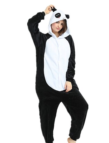  Erwachsene Tier Onesie-Kostüm Faschingskostüme Panda Pyjamas-Einteiler Kigurumi-Pyjamas Lustiges Kostüm Für Herren und Damen Karneval Silvester Karikatur