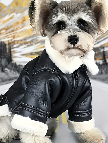  Dog Cat Coat Jacket Sports & Outdoors Casual Winter Breathable Soft Washable Comfortable Outdoor Casual Daily Dog Clothing for Bichon Frise Pomeranian Baby Pet Papillon Small