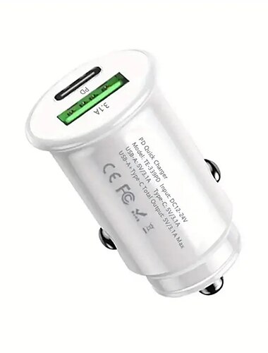  γρήγοροι φορτιστές αυτοκινήτου usb pd τύπου c qc 3.0 προσαρμογέας πρίζας γρήγορη φόρτιση για 12v 24v φορτηγό αυτοκίνητο βάρκα rv μοτοσυκλέτα 12v/24v