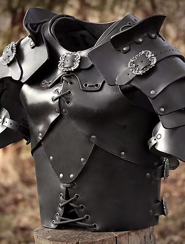  Retro / vintage Medeltida kostymer Renässans Vapen och Rustning Axelrustning Bröstvakt Ren Faire Krigare Riddare Viking Unisex Viking Halloween Karnival Prestanda LARP Ren Faire Vuxna Axelrustning