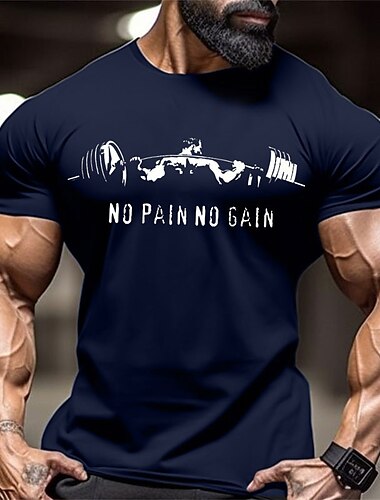  Herren Muskel T Shirt T-Shirt 100% Baumwolle Kurzarm Grafik Hemd Schwarz Weiß Rote Bequemes T-Shirt Sport im Freien Ferien Modedesigner-Kleidung
