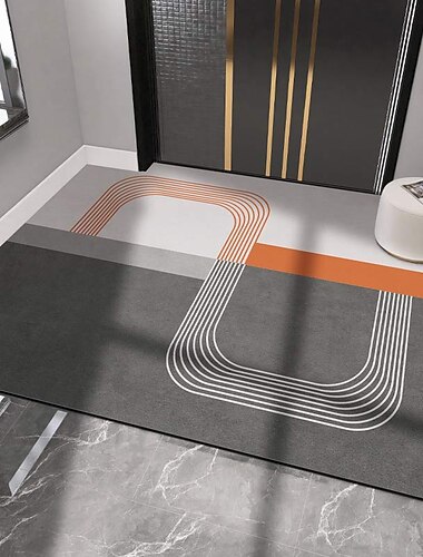  geometrická rohožka podlahové rohože omyvatelné koberečky kuchyňská rohož protiskluzový koberec odolný proti oleji vnitřní venkovní rohož ložnice dekor koupelna rohož vstupní koberec