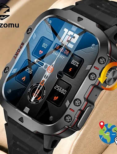  iMosi QX11 Умные часы 1.96 дюймовый Смарт Часы Bluetooth Педометр Напоминание о звонке Датчик для отслеживания активности Совместим с Android iOS Женский Мужчины