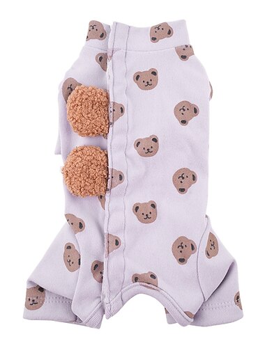  Hunde Katzen Pyjamas Kuschelig Brautkleider schlicht Winter Warm Atmungsaktiv Weich Waschbar Komfortabel Outdoor Casual Hundebekleidung for Bichon Frise Spitz kleines Haustier Schmetterling Small