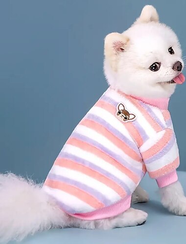  Chien Chat Sweat-shirt Mode Décontractées Hiver Chaud Respirable Doux Lavable Confortable Extérieur Casual Quotidien Vêtements pour chiens for Bichon Frisé Loulou de Poméranie Bébé Animal Papillon