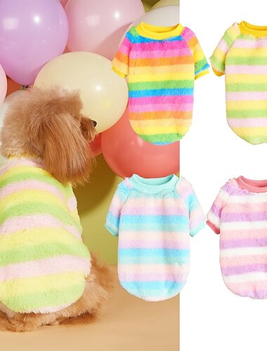  Cachorros Gatos Moletom Moda Casual Inverno Quente Respirável Macio Lavável Confortável Natal Dia Das Bruxas Natal Ao ar livre Casual / Diário Roupas para cães for Bichon Frise Pomerânia Animais de