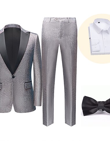  Retrò Vintage Anni Ruggenti Anni 1920 Abiti Completi & Blazer Il grande Gatsby Gentiluomo Per uomo Mascherata Feste Festa & Sera Addio al Nubilato Adulti Cappotto Blusa Pantaloni