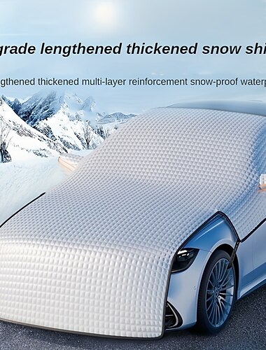 ستارفاير سيارة درع الثلج الزجاج الأمامي غطاء الثلوج الصقيع الصقيع الزجاج الأمامي النوافذ أربعة مواسم غطاء سميك عالمي من القماش