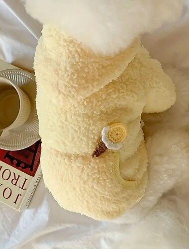  Câini Pisici Hanorace cu Glugă Drăguţ Casual Iarnă Respirabil Απαλό Lavabil Comfortabil În aer liber Casul / Zilnic Îmbrăcăminte pentru câini for Bichon Frise Pomeran un Animalut Fluture Small