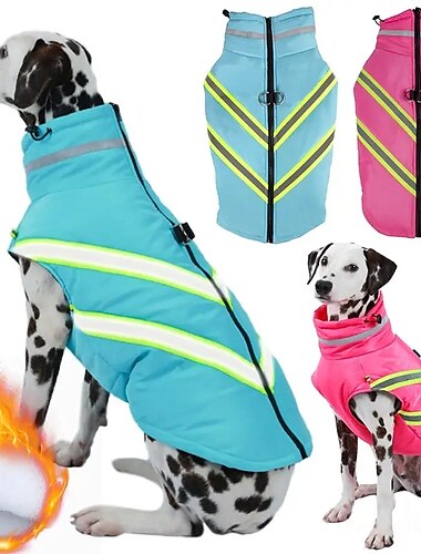  犬用 猫用 コート ジャケット スポーツ＆アウトドア カジュアル 冬 反射 ウォーム 高通気性 ソフト 洗濯可 アウトドア カジュアル／普段着 犬服 for ビジョンフリーゼ ポメラニアン 赤ちゃんサイズ パピヨン Small
