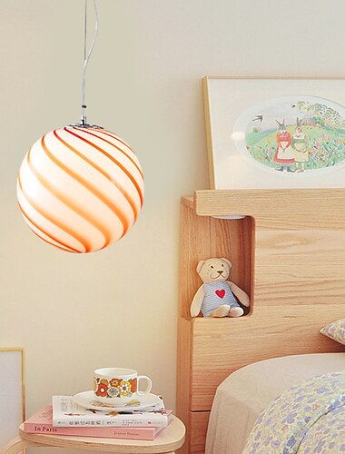  led hanglamp lolly design glas luxe moderne stijl eetkamer slaapkamer hanglampen 110-240v