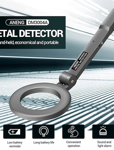  detector de metal dobrável portátil localizador de metal de alta precisão ferramenta portátil multifuncional de posicionamento de metal