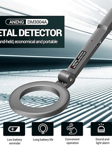  Handheld Folding Metal Detector High-Accuracy Metal Finder Portable Multifunctional Metal Positioning Tool