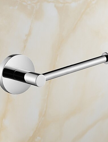  Badezimmer-Zubehör-Set, Handtuchhalter, Toilettenpapierhalter, neues Design, bezaubernd, kreativ, zeitgenössisch, traditionell, Edelstahl, kohlenstoffarmer Stahl, Metall, 1 Stück – Badezimmer,
